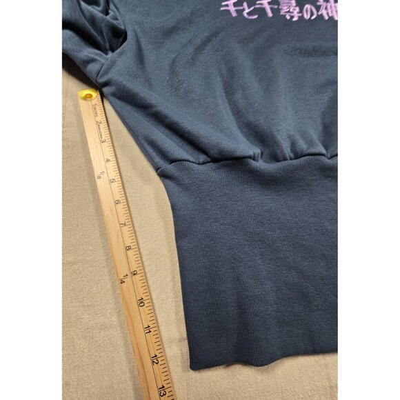 Her Universe Spirited Away Haku Embroidered Sweatshirt Blue Medium NWOT - Picture 12 of 16